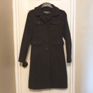 Gray wool coat